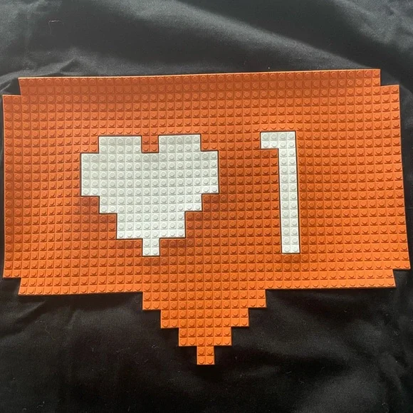 Mostly Heard Rarely Seen Black Tee with Orange and White Graphic - Picture 2 of 4